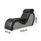 Kama Plus Black&White Tantra Chaise with Pillows