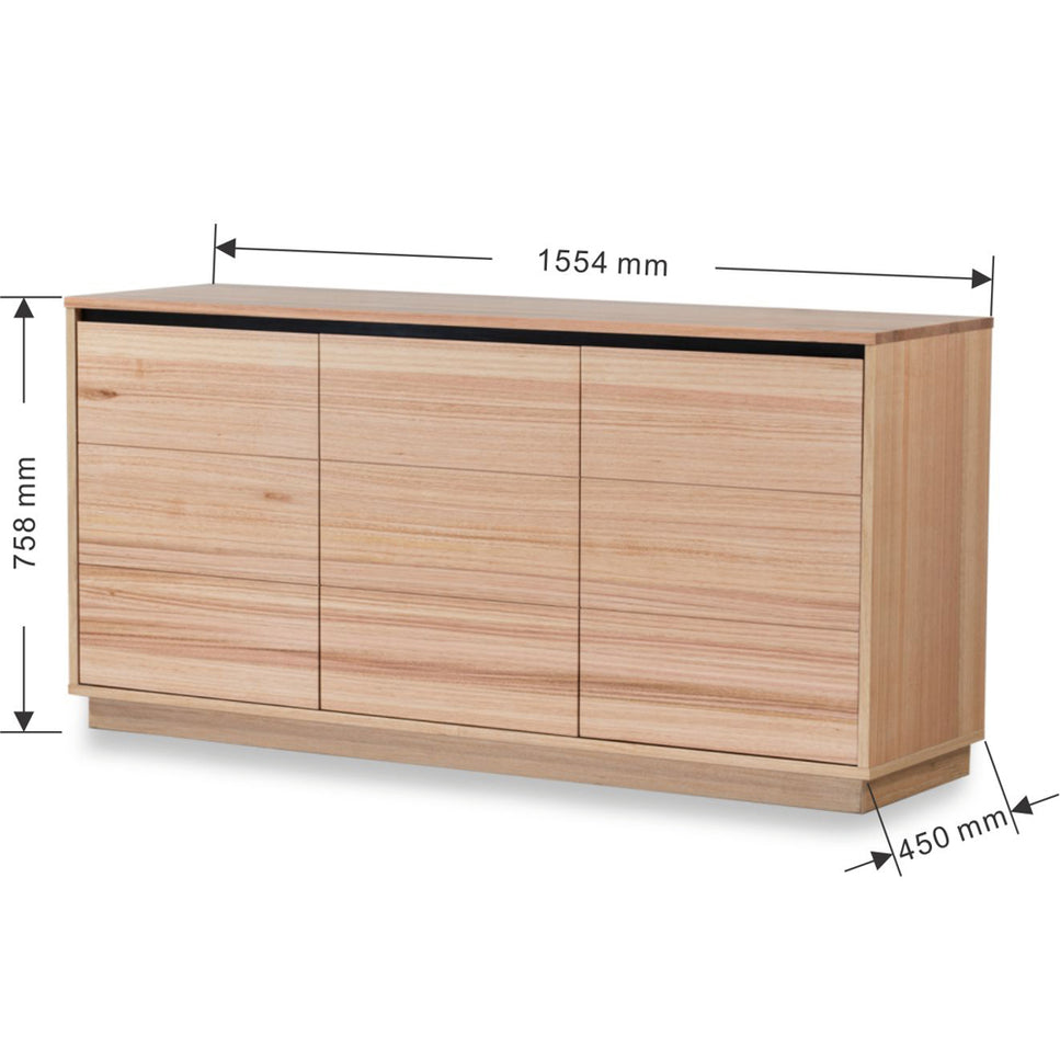 Harrison Messmate Timber 3 Door Buffet